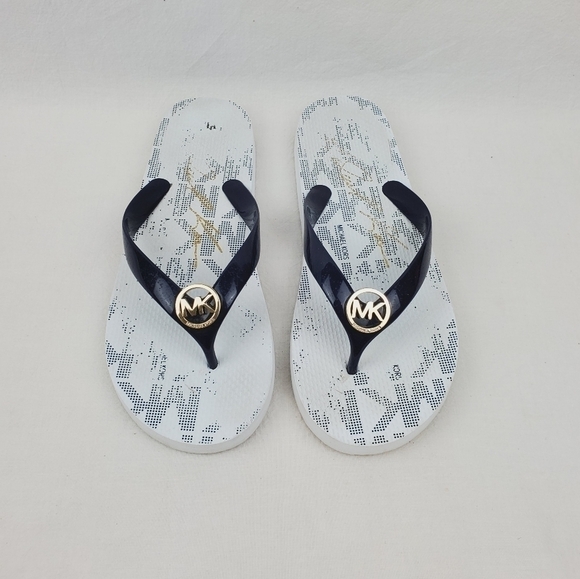 Michael kors blue pvc sandals size 8 - Picture 1 of 8